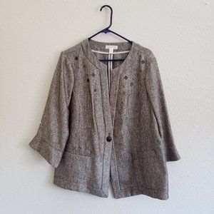 Coldwater Creek Tan Jacket Size W18